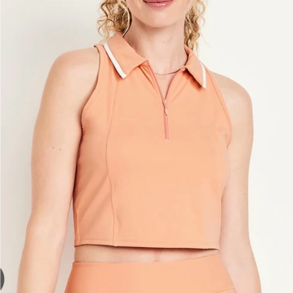 Old Navy: Active power soft polo and skirt set  Color: Ripe Apricot